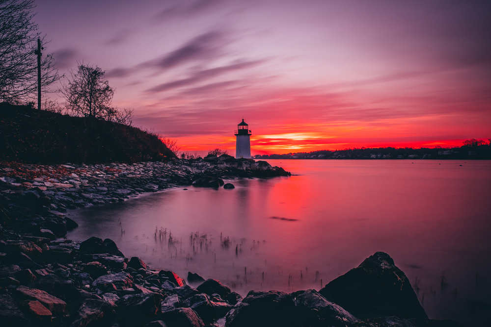 View of ocean in Salem, MA